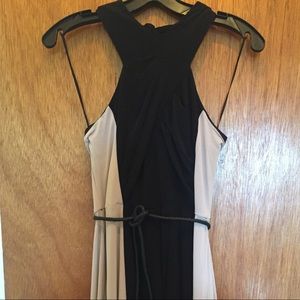 Vince Camuto two toned black/beige dress. Size 4